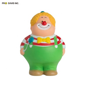 Squishies Toys Clown Bert Shaped Anti-Stress Ball Release Pressure <b>Foam</b> PU Anxiety Relief for 5-7 Years Old - Product Image 3