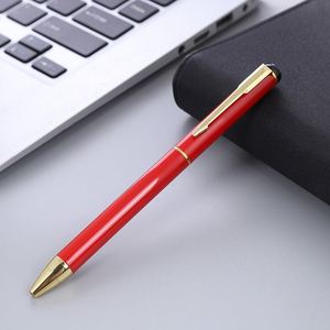 Bolígrafo de Metal con Clip en Forma de Flecha y Detalles en Negro Brillante y Dorado, Bolígrafo de Firma con Logotipo Personalizado para Oficina, Hotel, Regalo Promocional Corporativo - Product Image 4