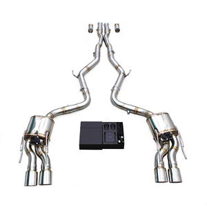 ระบบท่อไอเสีย catback แบบขัดเงาหรูหราสำหรับ Mercedes-Benz S63 AMG 6.2L W221 2008-2012 boska ท่อไอเสียสแตนเลส - Product Image 1