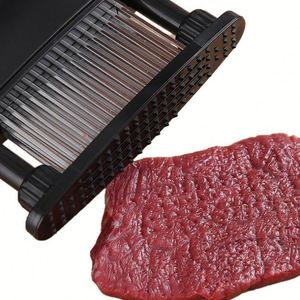 Stainless Steel Sharp Needle <b>Blade</b> Meat Tenderizer with Soft Handle Eco-Friendly for Home Kitchen Use - Product Image 4