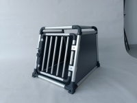 Cage pour chien en aluminium de haute qualité, durable, en alliage, design simple, plusieurs tailles, capacité de 50 lb, vente en gros d'usine