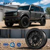 SaFe Mesh Spoke Bronze Beadlock Geschmiedete Offroad-Räder 17-20 Zoll 6x139,7 8x165,1 Hochbelastbare LKW-Felgen Passend für Dodge Ram 1500 2500
