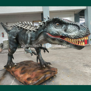 Modelo Animatrónico de <span class=keywords><strong>Indominus</strong></span> <span class=keywords><strong>Rex</strong></span> para <span class=keywords><strong>Jurassic</strong></span> Roars Park, Robot Dinosaurio de Tamaño Natural para Exhibición en Exteriores - Product Image 3