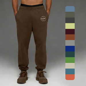 Pantalones Deportivos de Felpa Francesa con Cordón, Diseño de Bordado Personalizado al por Mayor, Alta Calidad, Gruesos, para Hombre - Product Image 1