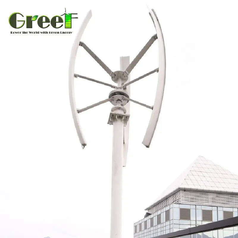 2KW Wind Generator Vertikale Achse, 1 mt/s start wind geschwindigkeit, 4 mt/s können power haus