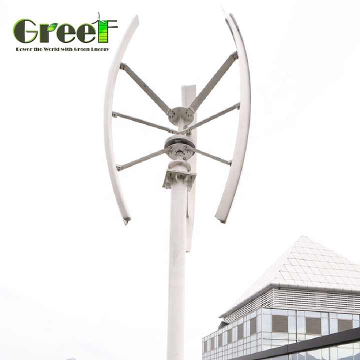 Kit Generatore Eolico 2000W Asse Verticale - Per Uso Domestico, Con Inverter E Controllo, 48V - Foto 7