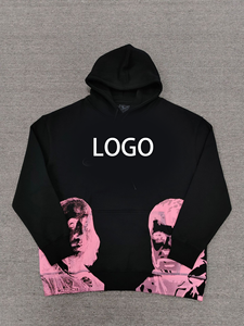 Sudaderas con Capucha S D L con Forro Polar y Estampado de Letras, Estilo Hip Hop, Transpirables, 100% Algodón, para Hombre, Fabricantes - Product Image 5