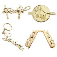 Fabrik-Bestseller Graviertes Metall-Etikett für Taschen Individuelles Metall-Logo-Schild für Handtaschen