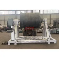 Enrouleur de bande transporteuse automatique robuste Beltwin à commande PLC, capacité de 7 tonnes, pour équipement de déroulage/enroulement de bandes transporteuses