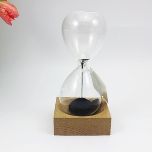 <span class=keywords><strong>Sablier</strong></span> magnétique coloré décoratif personnalisé fait à la main avec base en bois rotative en verre promotionnelle 30 <span class=keywords><strong>secondes</strong></span> - Product Image 4