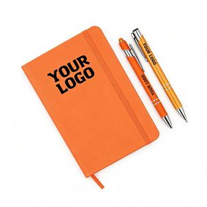 Carnet personnalisé avec logo, couverture en cuir PU A6 A5, avec bande élastique, cadeau d'entreprise promotionnel, fournitures scolaires, vente en gros - Product Image 1