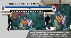 S2000-x5 Sinh Thái Dung Môi Xp600 DX11 Kỹ Thuật Số Công Nghiệp Vinyl Flex 1.8 M Máy In Phun Dung Môi Sinh Thái Máy In Decal 1440 Dpi Giá Trong trung Quốc - Product Image 3