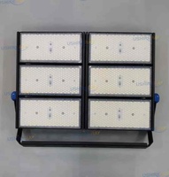 Projecteur LED 1500W pour stades, étanche IP66, pour terrains de sport, lumière du jour 5000K, corps en aluminium, haute luminosité