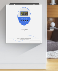 Hg loạt tần số cao được xây dựng trong MPPT lưới batteryless tinh khiết Sine Wave năng lượng mặt trời Hybrid biến tần 6200 Wát duy nhất giai đoạn 6.2kW với CT - Product Image 2