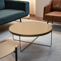 Vente chaude Table Basse En Verre Trempé 6 + 6MM Dessus De Table Moins Cher Moderne Meubles De Salon Décoratif Table À Manger Ensembles