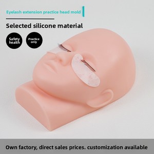 Modelo de Cabeza Humana para Extensión de Pestañas, Herramientas de Belleza, Maniquí para Práctica de Injerto de Pestañas, Modelo con Ojos Cerrados, Herramienta para Principiantes TM-01 - Product Image 3