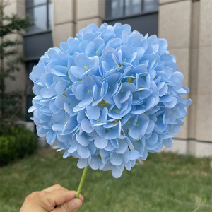 Cheap Wholesale <strong>Artificial</strong> <strong>Hydrangea</strong> Single <strong>Hydrangea</strong> for Wedding and Home Decoration - Product Image 3