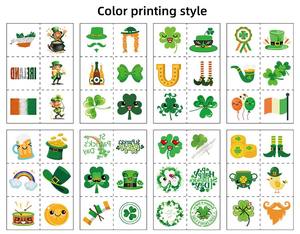 Venta al por mayor impermeable brillo luminoso <span class=keywords><strong>tatuaje</strong></span> temporal pegatinas Día <span class=keywords><strong>de</strong></span> San Patricio tatuajes para adultos, Irlanda fiesta suministros - Product Image 5