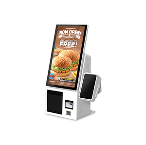 Kiosque de paiement interactif en libre-<span class=keywords><strong>service</strong></span> HongNuo 21,5 pouces avec lecteur de carte NFC, scanner QR, kiosque de commande automatique pour solution de restaurant - Product Image 1