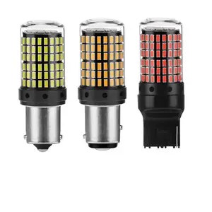 자동차 T20 7440 w21w 3014 4014 144 SMD 7443 1156 BA15S 1157 BAY15D 에 대 한 높은 led 빛 지원 LED 회전 신호 조명 전구