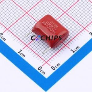 Condensateur à film polypropylène (CBB) CFC2G681JE14L50B7100, composant traversant (THT), pas de 10 mm, 680 pF, 5 %, 400 V - Product Image 1