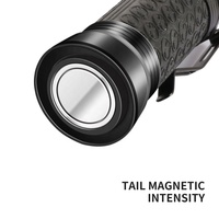 Lampe torche tactique LED COB rechargeable Warsun 1700 lumens, lampe de poche d'urgence puissante avec alliage d'aluminium, type-C