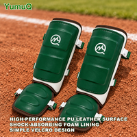 Protège-tibias et protections de pieds YumuQ en PU souple pour l'entraînement au baseball et au softball – Fabrication OEM/ODM