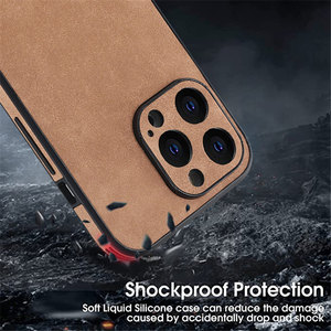 Étui de protection antichoc en cuir PU de luxe MAXUN pour <span class=keywords><strong>iPhone</strong></span> 14 <span class=keywords><strong>11</strong></span> Plus Pro Max-Compatible pour téléphone portable <span class=keywords><strong>iPhone</strong></span> Pro MAX - Product Image 2