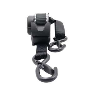 Sangles à cliquet en polyester auto-rétractables certifiées CE de 1 po x 12 pi, 750 kg, pour motos, VTT, vélos, remorques, camions - Product Image 3