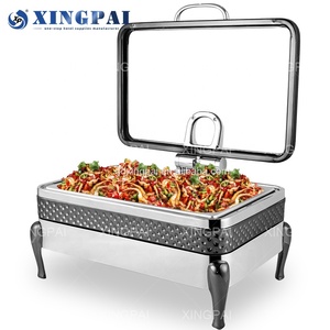 XINGPAI Fournitures de restauration <span class=keywords><strong>Dubaï</strong></span> – Plats de maintien au chaud pour buffet, en acier inoxydable, hydrauliques, 9L, pour la restauration - Product Image 3