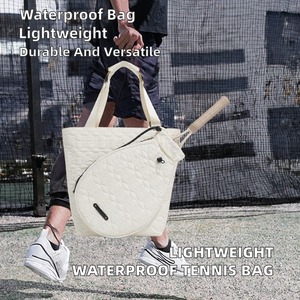 Nouveau sac de raquettes de tennis et de pickleball léger et multifonctionnel, en polyester imperméable, 30-40L, sac à dos durable et portable - Product Image 2