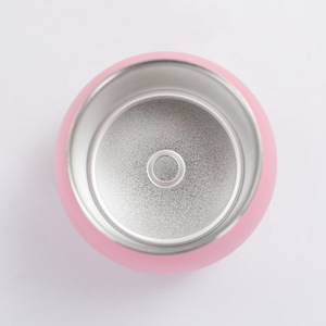 Taza de bola con forma de huevo aislada de doble pared de lujo, vaso de copa de <span class=keywords><strong>vino</strong></span> con recubrimiento en polvo sin tallo de acero inoxidable con tapa deslizante - Product Image 6