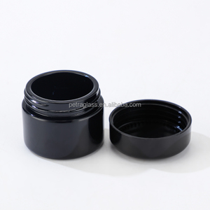 Barattoli in Vetro Ultravioletto Nero da 5ml All'Ingrosso, Contenitori Ricaricabili Ermetici Anti-Odore, Vasetti in Vetro Viola con Tappo a Vite - Product Image 2