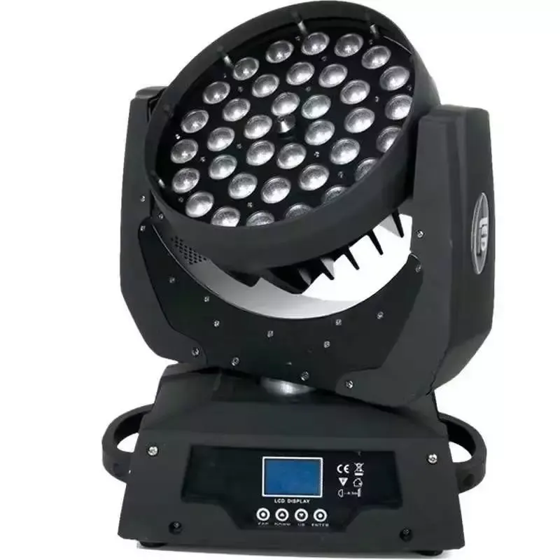 Đèn Pha Di Chuyển LED UV 6 Trong 1 Phóng To 36X18w RGBWA Giá Đèn Sân Khấu Led