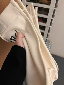 回收帆布手提袋个性化重型大号棉帆布拉链手提袋印花口袋 - Product Image 6