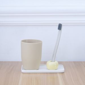 Plateau à bijoux rectangulaire en céramique blanche moderne, gobelet à gargarisme, rangement de salle de bain, toilettes, pour plateau à gâteau et plateau à sushi - Product Image 5