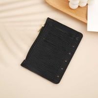 Hongbo Best Selling A7 Saffinano Epi Leather Loose Fly Leaf with Pouch and Card Slots for Budget Binder