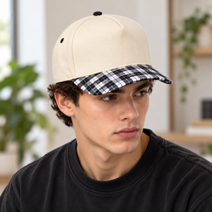Gorra de Béisbol OEM ODM Personalizada con Letras 3D en Relieve, Visera a Cuadros, Venta al Por Mayor, Multicolor, Ligera, Transpirable y Duradera para Mujer - Product Image 5