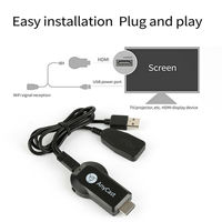 Clé HDMI WiFi AnyCast M4 Plus pour diffusion d'écran Airplay Miracast TV 1080P