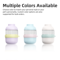 3 in 1 Petgo Trio Hands Free Cross-Body Tali Anjing Plastik Reflektif 1.3m dengan Desain Cetak dan Botol Air 200ml