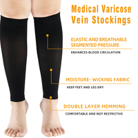 Chaussettes de compression 20-30 mmHg, bas médicaux, compression pour varices