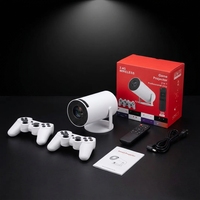 Proyektor Game 2-in-1 HY300 dengan Joystick, Koreksi Keystone Otomatis, CPU Quad Core Terintegrasi untuk Menikmati Game dan Video 720p
