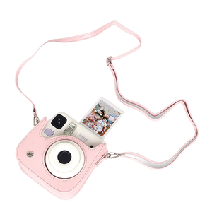 กระเป๋ากล้องสะพายไหล่สำหรับฟูจิ อินสแต็กซ์ มินิ เอสอี/7 กระเป๋ากล้องหนังป้องกันแบบนุ่มน่ารัก อินสตาแกรม อุปกรณ์เสริม กระเป๋ากล้องสำหรับเดินทางแบบสะพาย - Product Image 1
