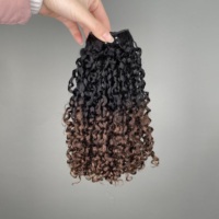 Extensions de cheveux humains Pixie Curl, mèches de cheveux vierges bruts, haute densité, texture naturelle douce, commande personnalisée