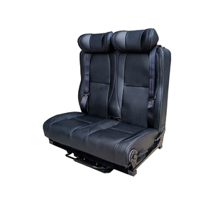 Canapé-lit pliant Autoliuma en cuir PU Nappa rotatif, siège pour camping-car, ancrage <span class=keywords><strong>ISOFIX</strong></span>, modèle de conversion pour Sprinter L009S - Product Image 1