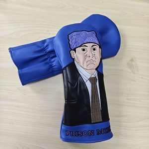 ปลอกคลุมหัวไม้<span class=keywords><strong>กอล์ฟ</strong></span> Joker Prison Mike ลายปักตัวละคร วัสดุหนัง PU กันน้ำ ปิดด้วยแม่เหล็ก - Product Image 5
