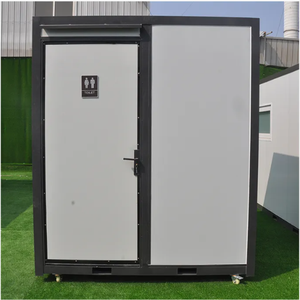 Precio de fábrica, inodoro Individual <span class=keywords><strong>Doble</strong></span> portátil prefabricado para exteriores, <span class=keywords><strong>WC</strong></span> de baño móvil para Parque - Product Image 6