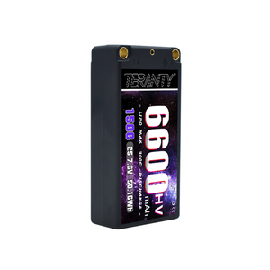 RC Lipo 6600Mah 2S 7.6V Hv 로우 프로파일 하드케이스 쇼티 Lipo 배터리 5.0mm 총알 부어 레이싱 Rc 자동 부팅 150C 7.6V 배터리 - Product Image 3