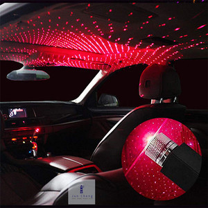 Proyector Usb <span class=keywords><strong>de</strong></span> estrellas para coche, accesorio <span class=keywords><strong>de</strong></span> luz con música, control <span class=keywords><strong>de</strong></span> voz y ritmo cardíaco, con canciones nocturnas, Romántica galaxia - Product Image 5