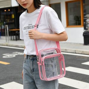 Waterproof Oversized Pvc <b>Jelly</b> <b>Clear</b> Shoulder Crossbody Bag for Women Concert & Organizing Travel Cosmetic Storage - Product Image 4